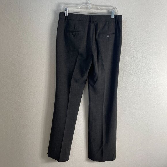 Express Editor Womens 6 Brown Dress Pants Straight Leg Trousers Work Office - Picture 8 of 9